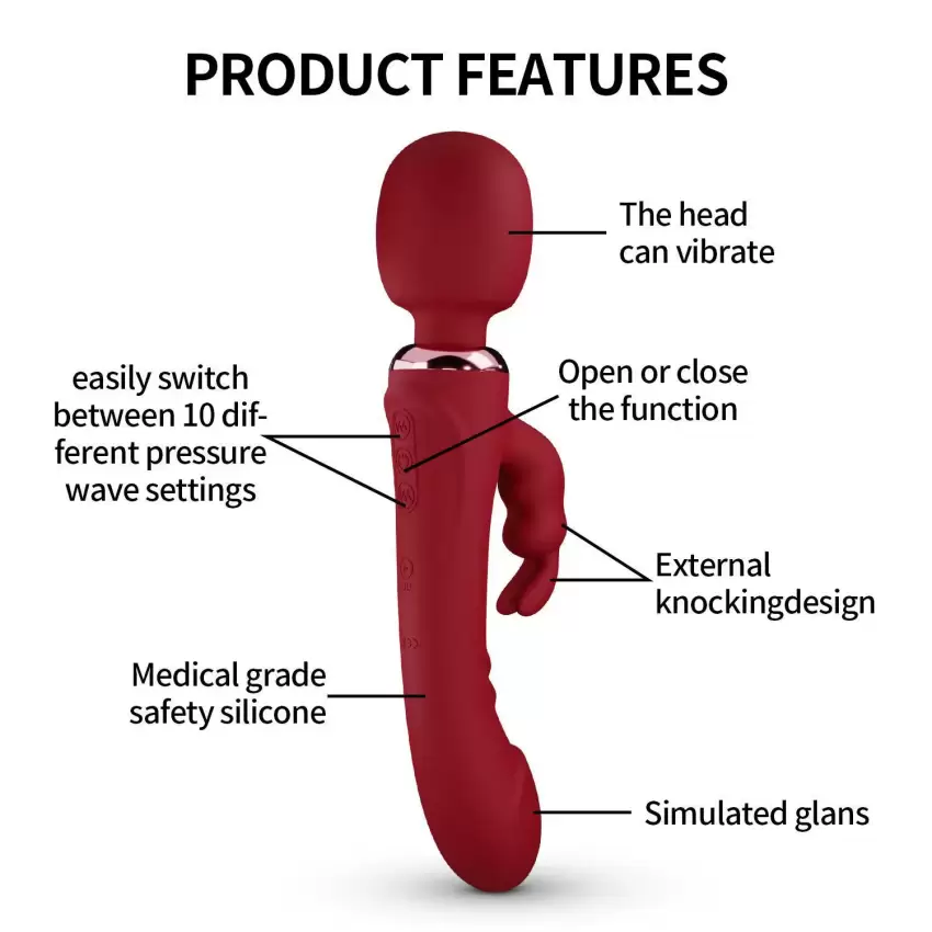 AV vibrator masturbator dual head - Image 7