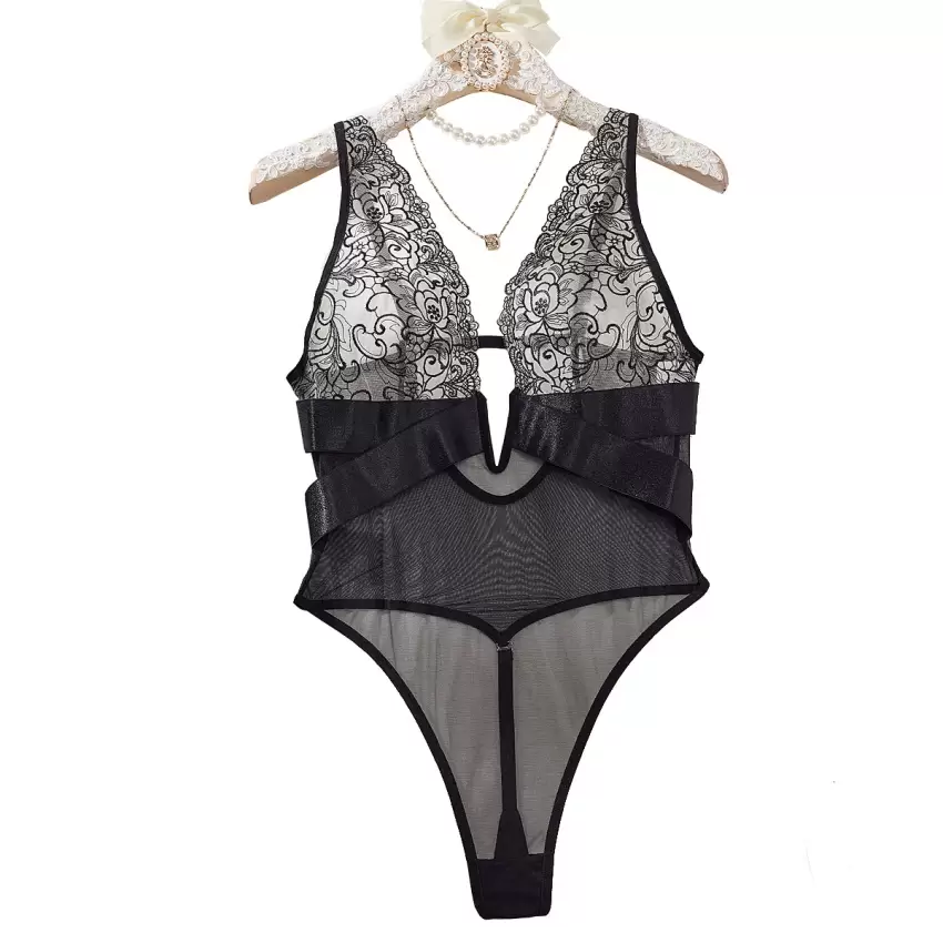 Low-cut backless sexy bodysuit - Image 6