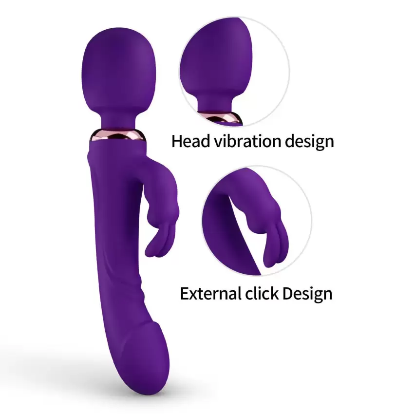 AV vibrator masturbator dual head - Image 2